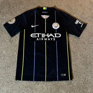 Authentic Manchester City 2018/19 Away Jersey - Mahrez #26